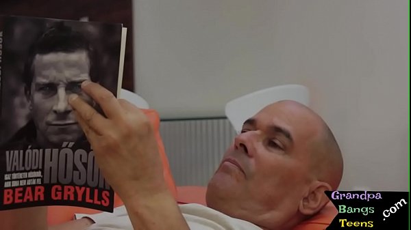 Orally pleased euro teen pounded by grandpa