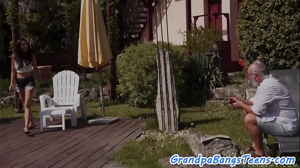 Bigtit teen dickriding oldman in cowgirl