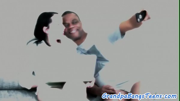 Pussylicked teen cocksucking black grandpa